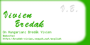 vivien bredak business card